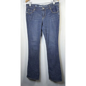Mossimo Jeans Women's 15L Fit 6 Coupe 6 Blue Denim Bootcut Stretch low rise